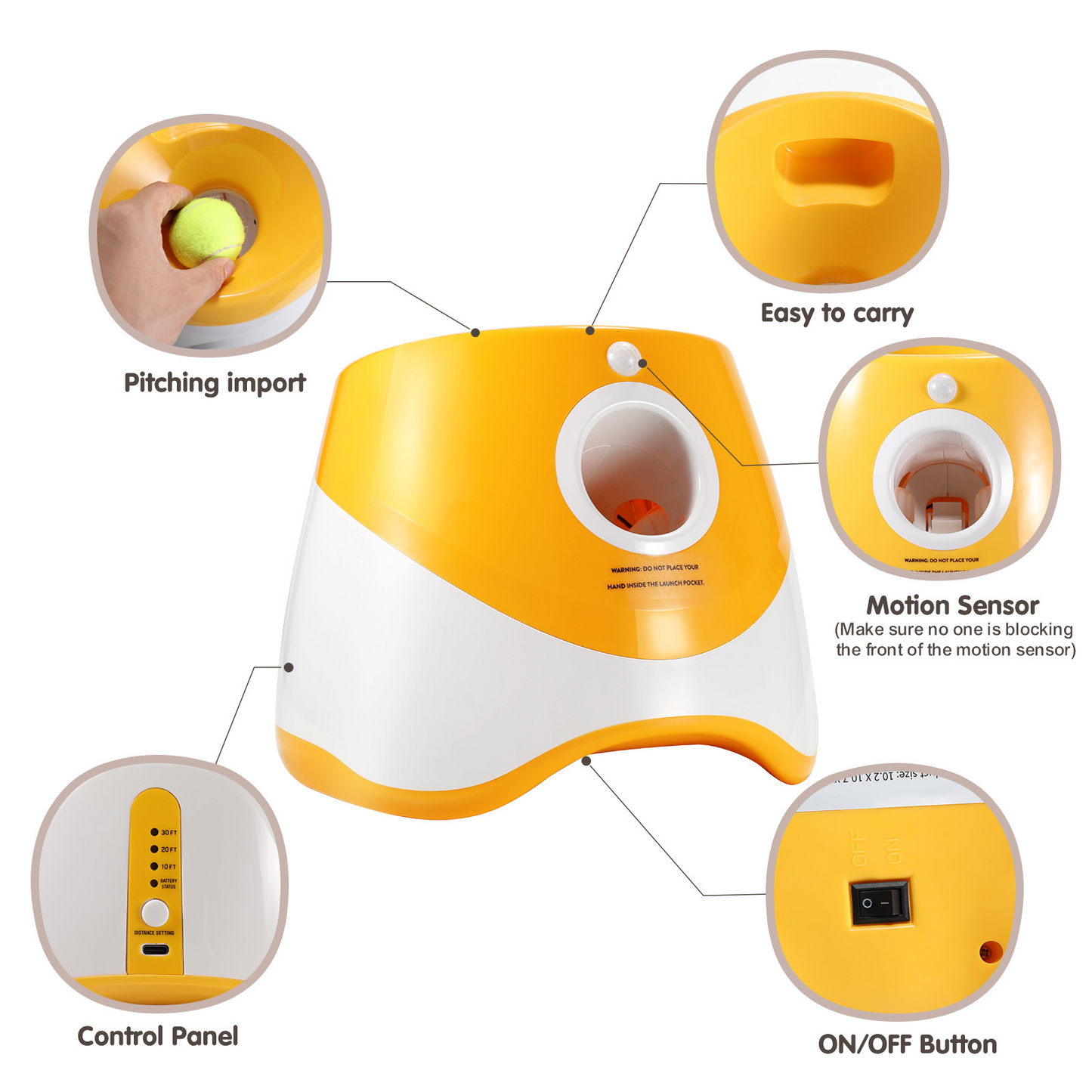 Paffio™ Automatic Dog Ball Launcher