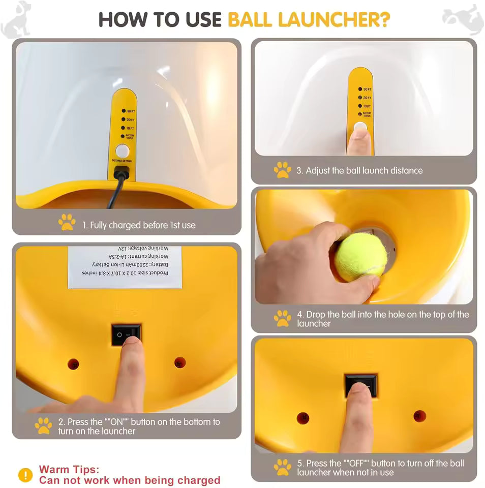 Paffio™ Automatic Dog Ball Launcher
